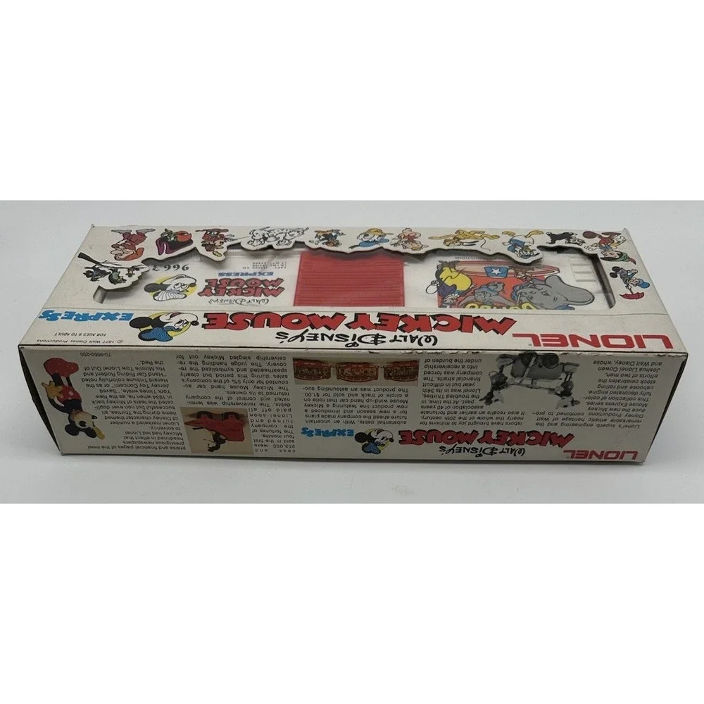 LIONEL 6-9663 DISNEY MICKEY MOUSE EXPRESS DUMBO HI-CUBE BOX CAR NEW O GAUGE